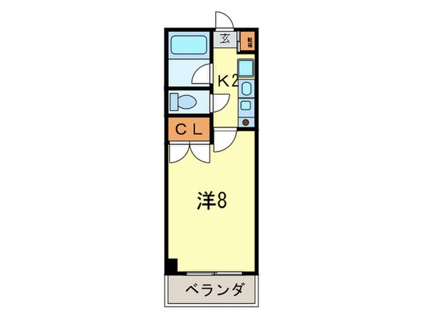 ベルシャイン西宮の物件間取画像